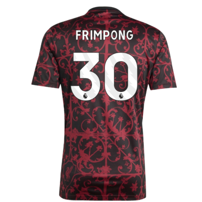 Liverpool Home Football Jersey 2025-20 Frimpong 30 L M S