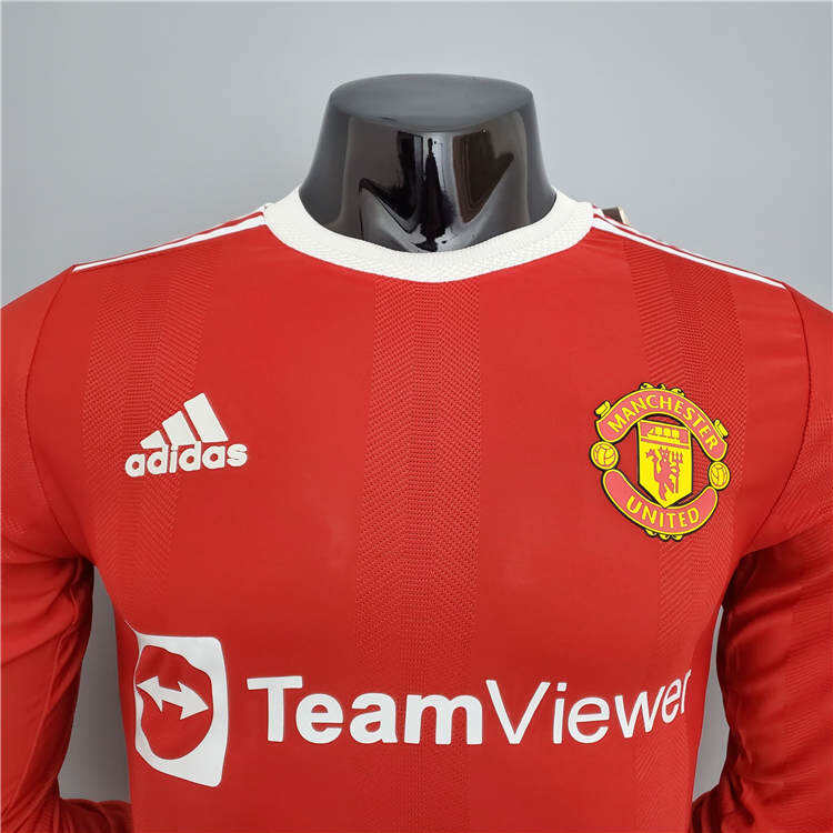 Manchester United 21-22 Home Red Soccer Jersey Football Shirt