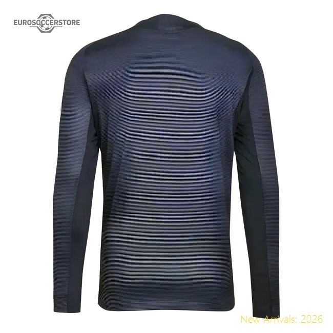 Elite 2025-2026 Real Madrid Authentic Long Sleeve Road Jersey (benz