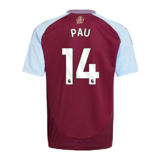 Aston Villa official style Home Shirt 2024-2025 (Junior