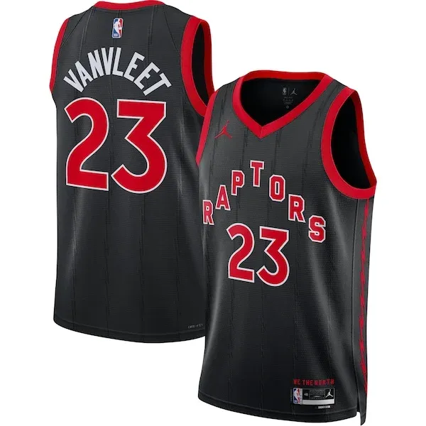 Fred VanVleet TOR Swingman Jersey - top-tier player-jersey - Black