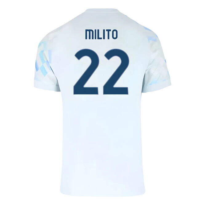 Professional Grade Inter Inter Milan Away Shirt Milito #22 Modern ...