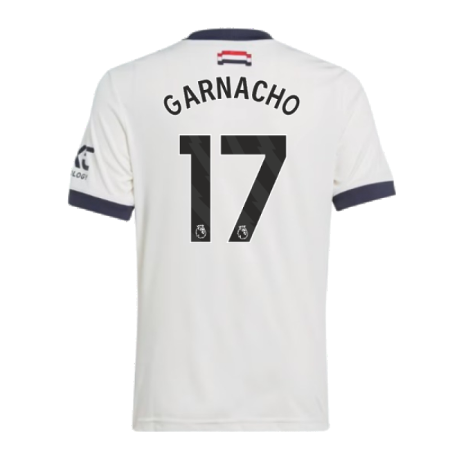 2024-2025 Man Utd Third Shirt (Kids) (Garnacho 17) (Match Day)