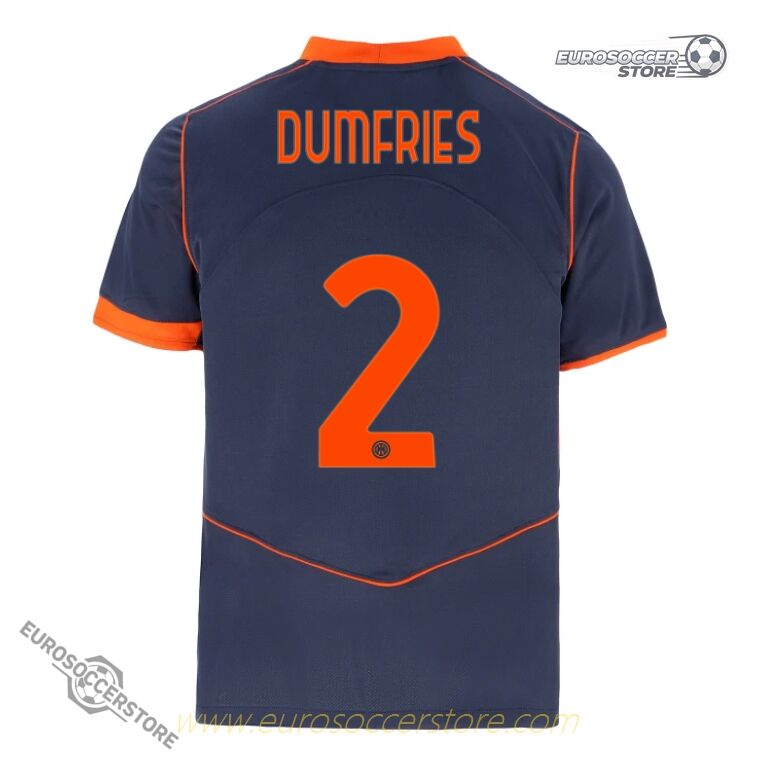 Inter Milan's 25-26 Third Version DUMFRIES 2 Football Jersey