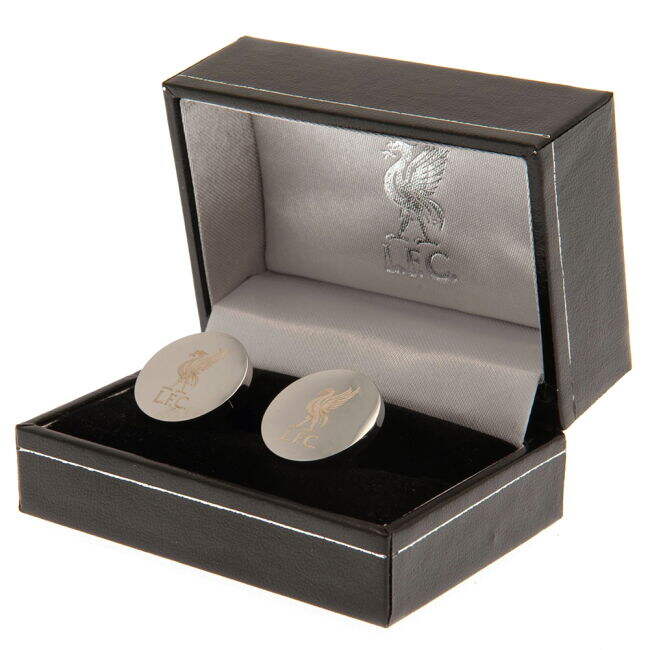 Liverpool Authentic Liverpool FC Stainless Steel Round Cufflinks