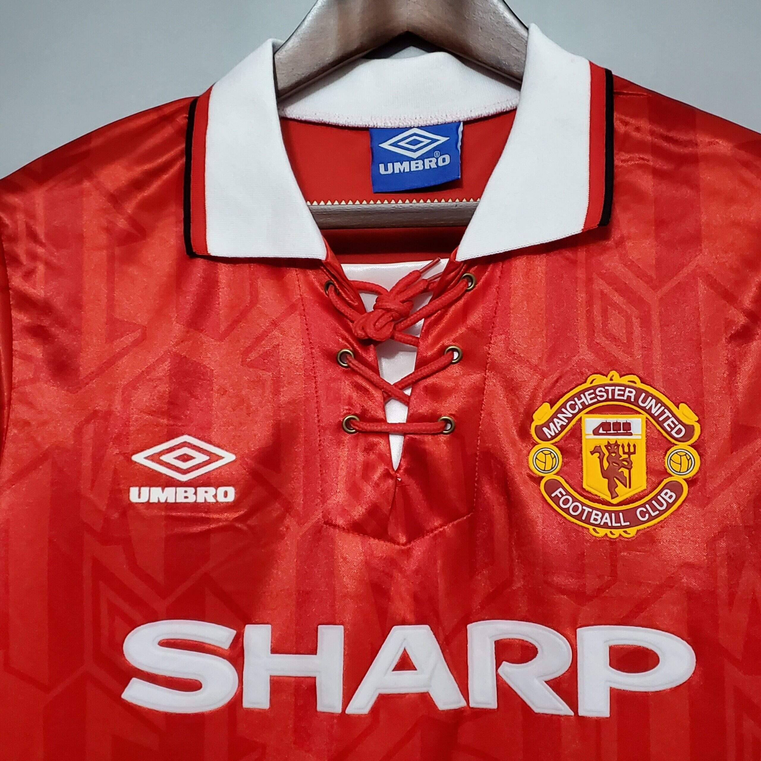1992-1994 Man United home retro kit