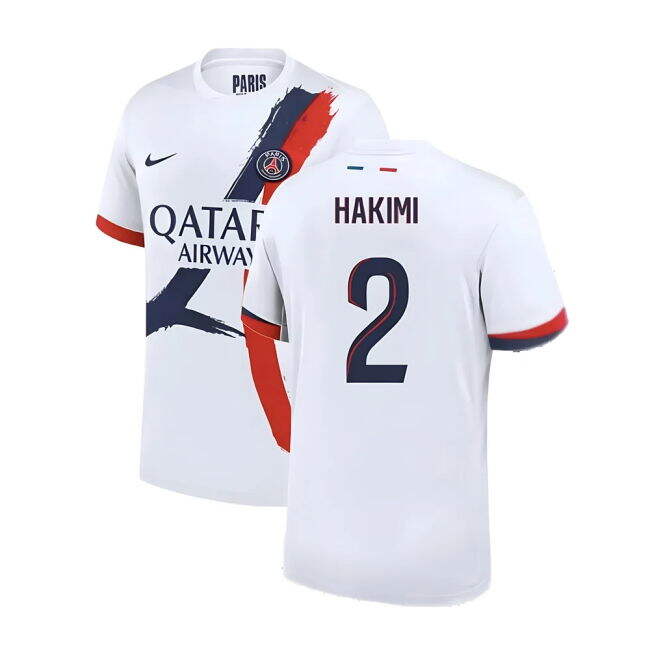 2024-2025 PSG Away Shirt Lightweight Moisture Wicking Antibacterial