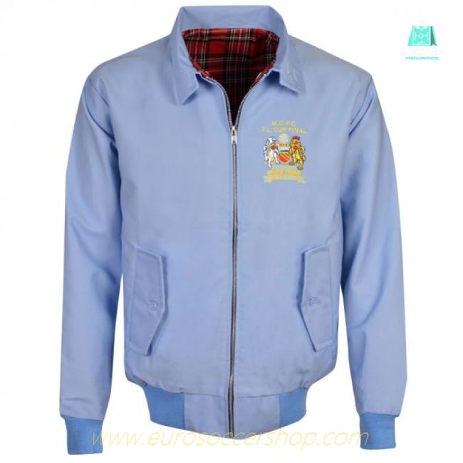 Manchester City Light Blue Harrington Jacket