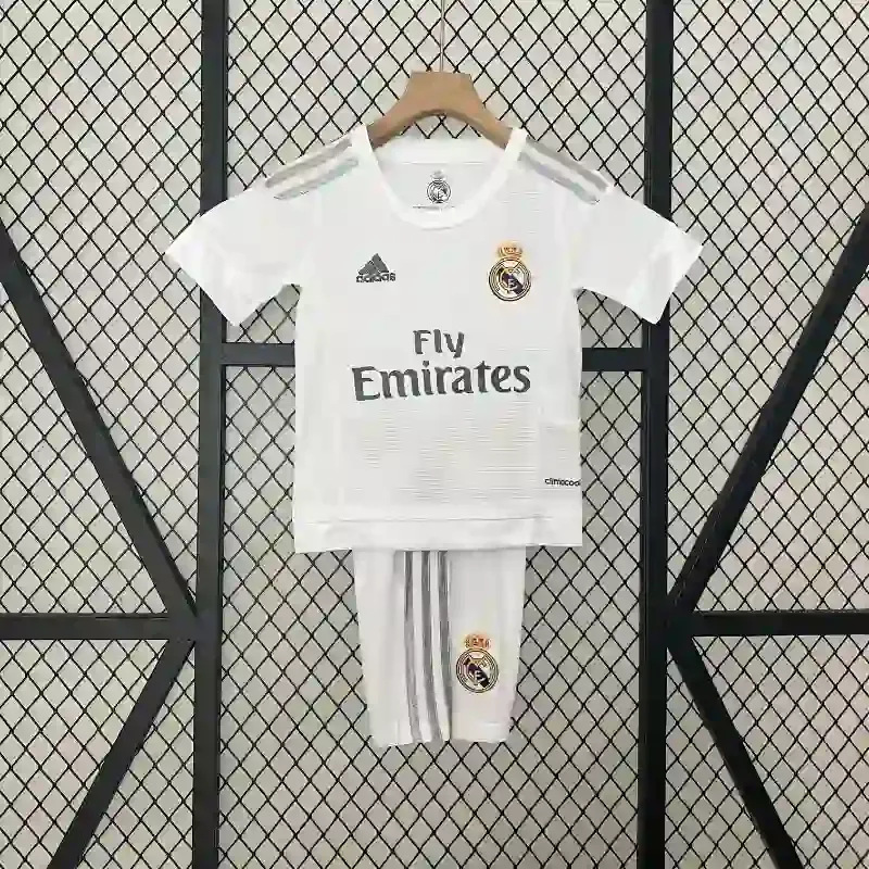 2015-2016 Kids Real Madrid Jersey retro kit