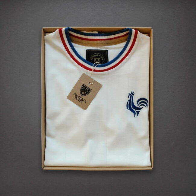 Cheap Vintage France Les Bleus Away Soccer Jersey Fashionable
