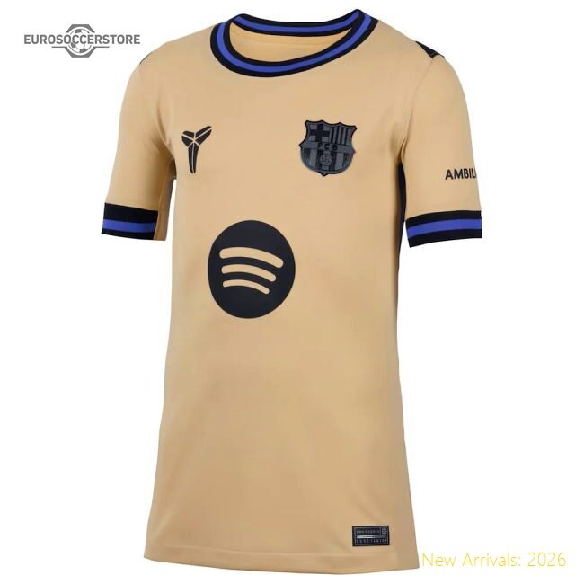 Genuine 2025-2026 Barcelona Away Shirt (Kids) (Pau Victor 18)