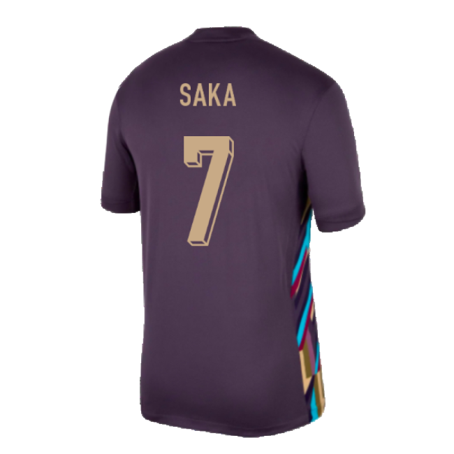 2024-2025 Season Genuine Three Lions Away Shirt (Saka 7)