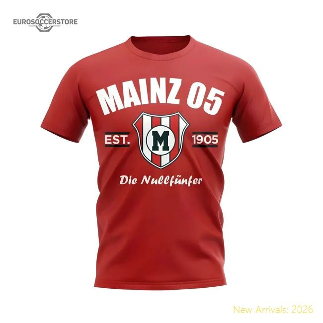Mainz 05 Established Football Casual Tee (red) - Premium Collection