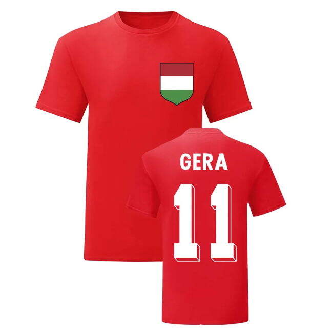 Zoltan Gera Hungary National Hero Tee (Red) Worldcup Official