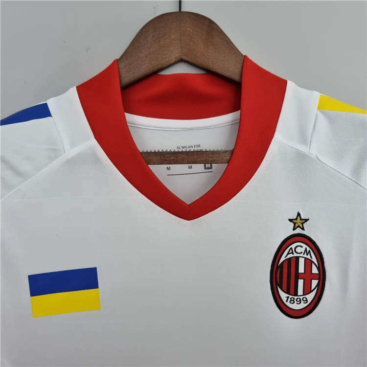 02-03 AC Milan White Retro Football Shirt Soccer Jersey - Official