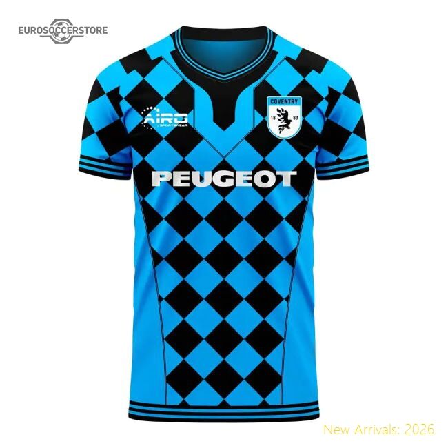 Premium Coventry 2025-2026 Home Concept Football Kit (airo) - Womens