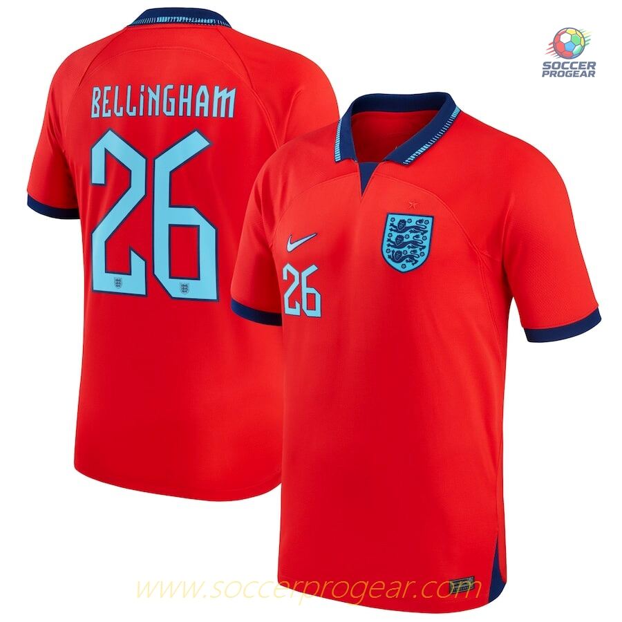 ENGLAND Match Quality AWAY WORLD CUP 2022 BELLINGHAM JERSEY
