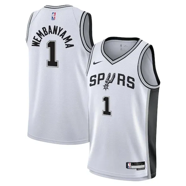 Victor Wembanyama SAS Swingman Jersey - modern Basketball - White