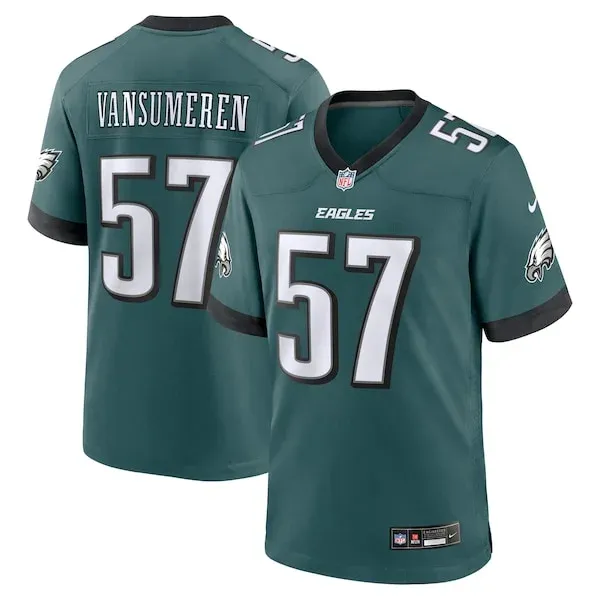 None Game NFL Jersey - Green | Authentic Football Apparel | NFL Footba
