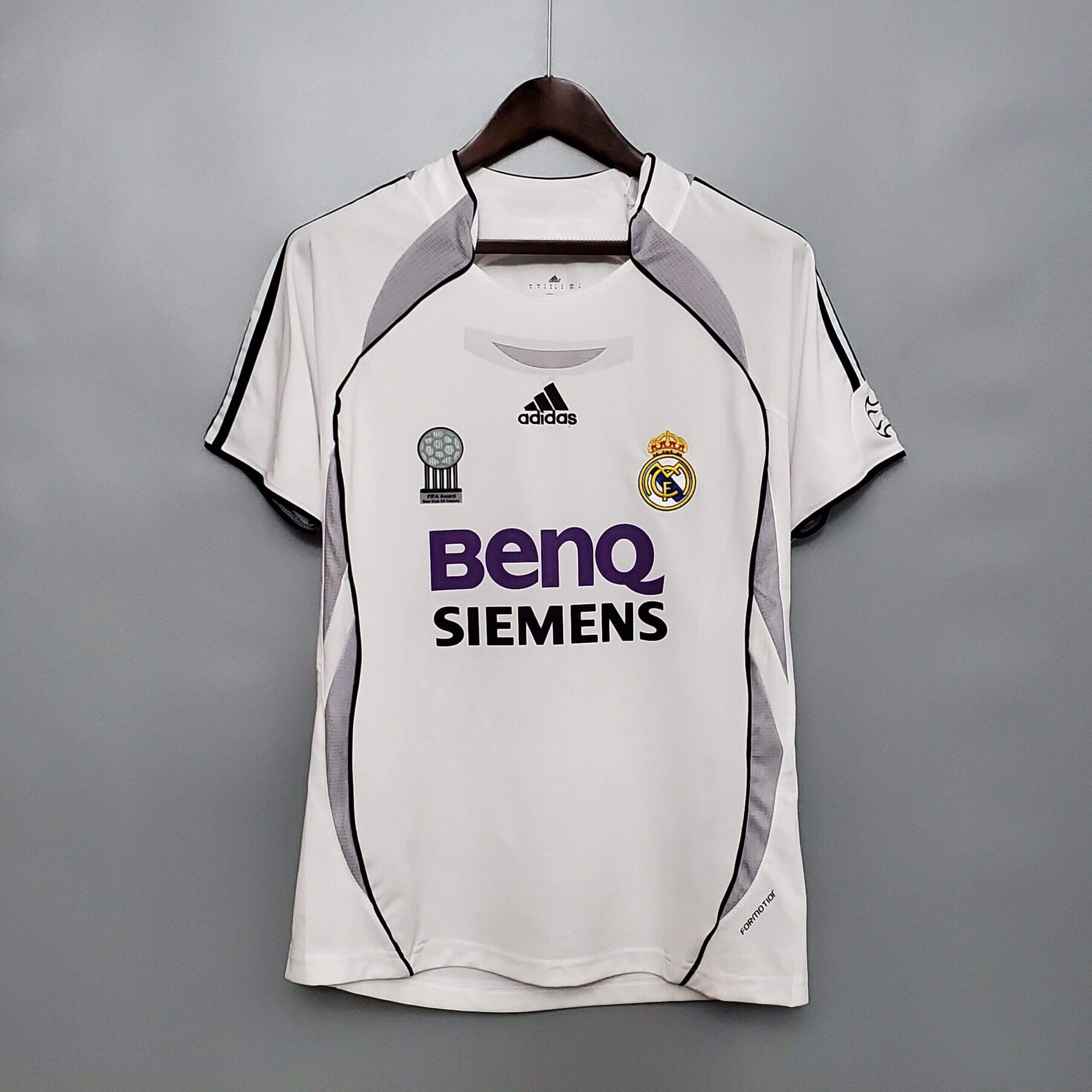 2006-2007 Real Madrid Home retro kit