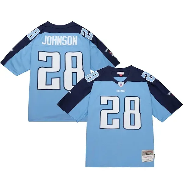 None Chris Johnson Replica Jersey - Blue | NFL Player Jersey