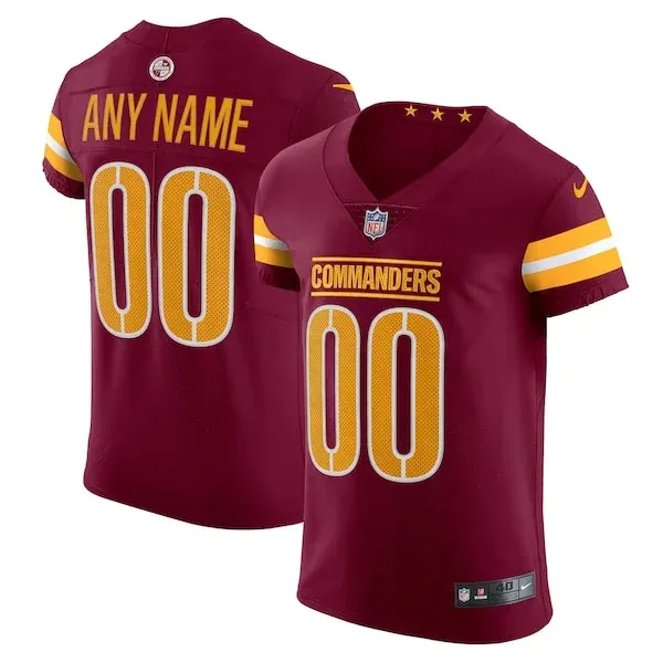 None Elite NFL Jersey - Burgundy | Top-Grade Football Apparel