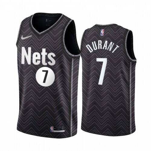 Brooklyn Brooklyn Nets #7 Kevin Durant Black Womens NBA Swingman 2020-21 Earned Edition Jersey Womens