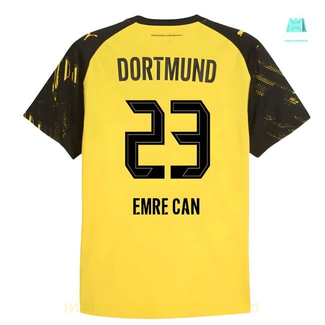 2025-2026 Borussia Dortmund Authentic Home Shirt (Emre Can 23)