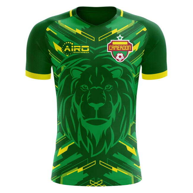 Aero-Dynamic 2025-2026 Cameroon Home Concept Football Shirt (Your