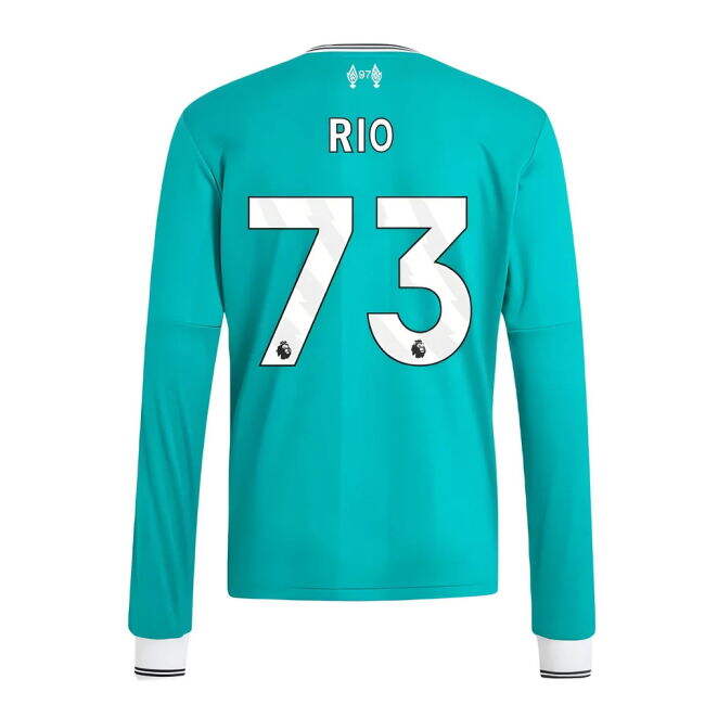 Liverpool 2025-20 Third Football Shirt - Rio 73 L S Kids