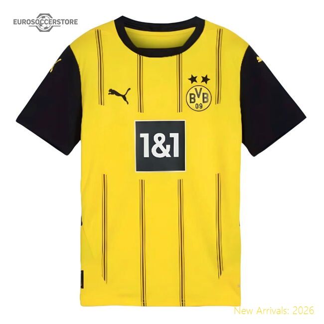 2024-2025 Borussia Dortmund Home Shirt (kids) - Premium Collection