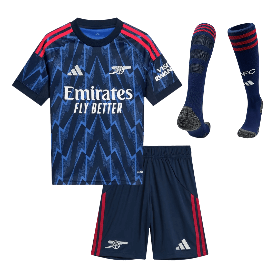 Arsenal Away Kids Soccer Jerseys Full Kit 2025/26