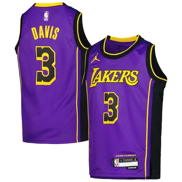 Championship Anthony Davis LAL NBA Jersey - Team Colors - Fan Favorite