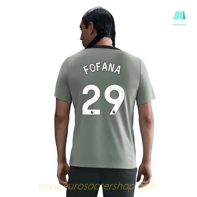 2025-2026 Chelsea Strike Training Shirt (Jade Green) (Fofana 29)