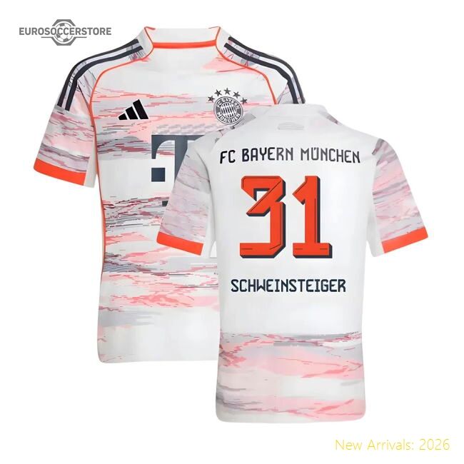 High-quality 2025-2026 Bayern Munich Road Jersey (kids) (schweinste