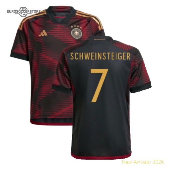 Authentic Germany 2022-2023 Away Short Sleeve Jersey Retro Mobility