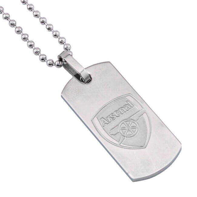 Arsenal FC Slim Dog Tag & Chain