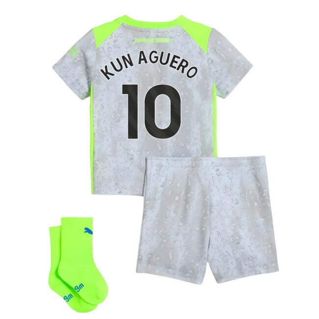 2025-2026 Man City Third Baby Kit (Kun Aguero 10)