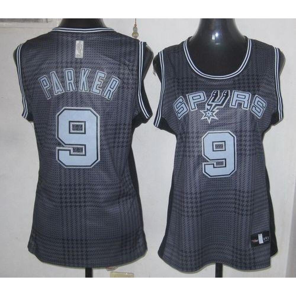 Collector's Item Contemporary Men's Spurs #9 Tony Black Basketball Jersey