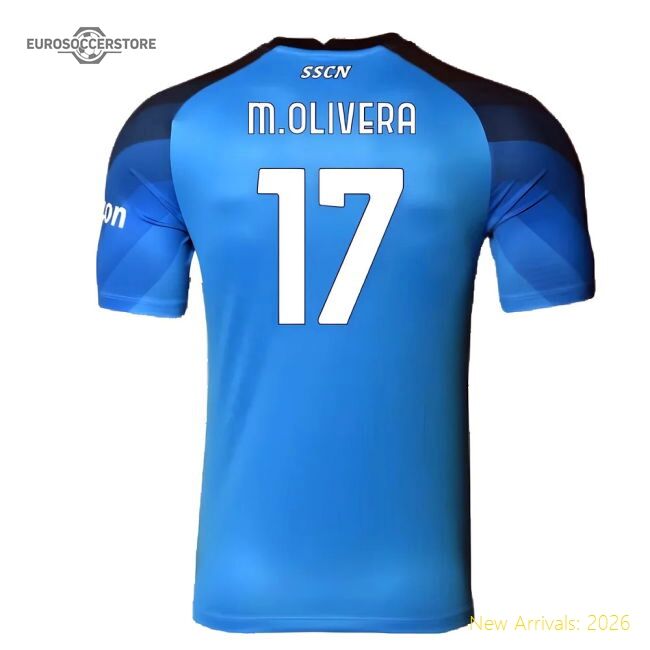Pro-level Home Napoli M.olivera Jersey 2023-2024 Durable