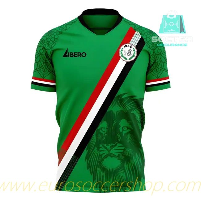2025-2026 Season Iraq Home Football Shirt Concept Edition