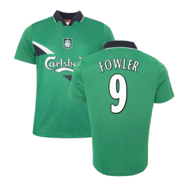 1999-2000 Liverpool Away Retro Shirt (FOWLER 9)