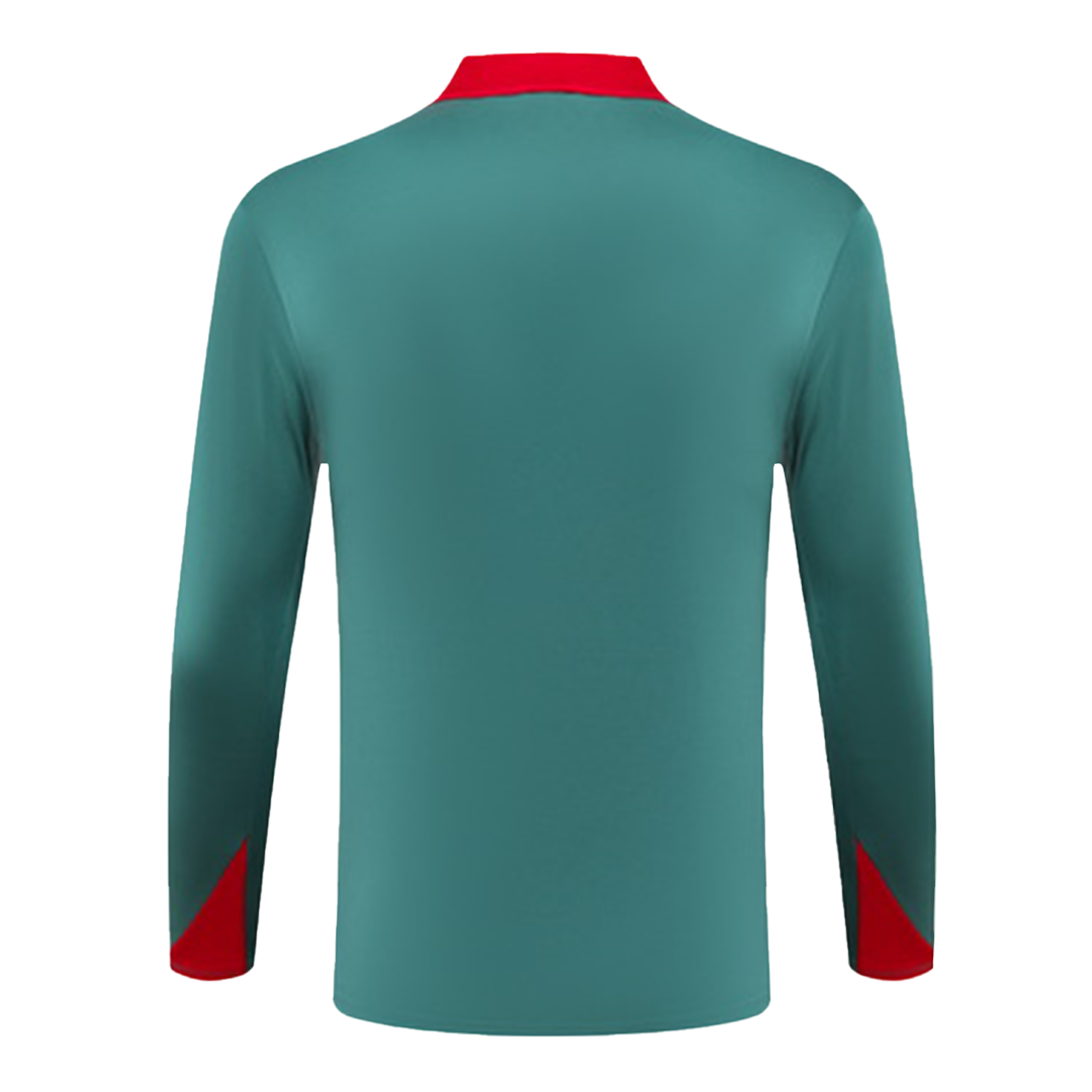 Kid's Liverpool Zipper Sweatshirt Kit(Top+Pants) 2024/25 Authentic Kit