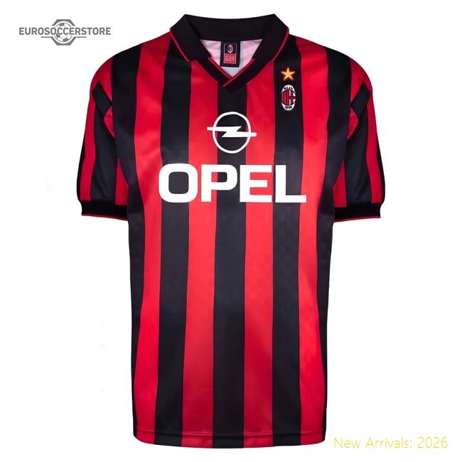Luxury Ac Milan 1996 Home Retro Shirt - Match Quality - Supporter Edition