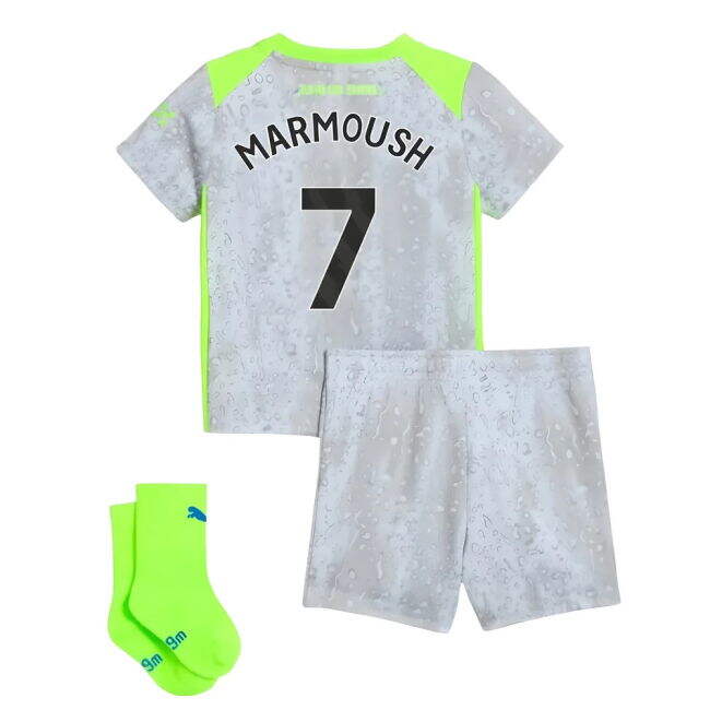 2025-2026 Man City Third Baby Kit (Marmoush 7) - authentic style