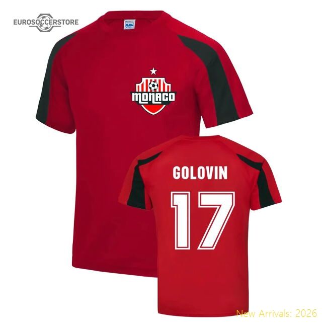 Match-Day Aleksandr Golovin Monaco Sports Training Jersey (Red)