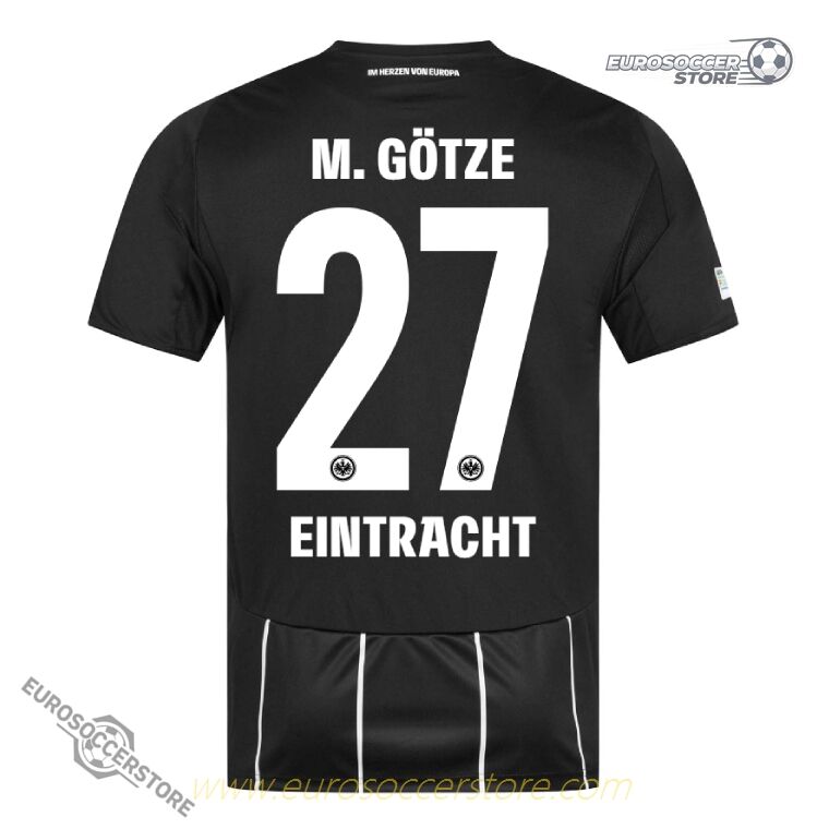 M. GÖTZE's No. 27 Eintracht Frankfurt jersey for the 25-26 Champions League season.