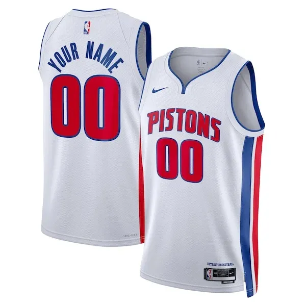 Detroit Pistons DET Swingman Jersey - modern Basketball - White