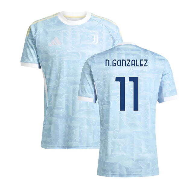 2025-2026 Juve Away Affordable Shirt (N.Gonzalez 11) Moisture Wicking