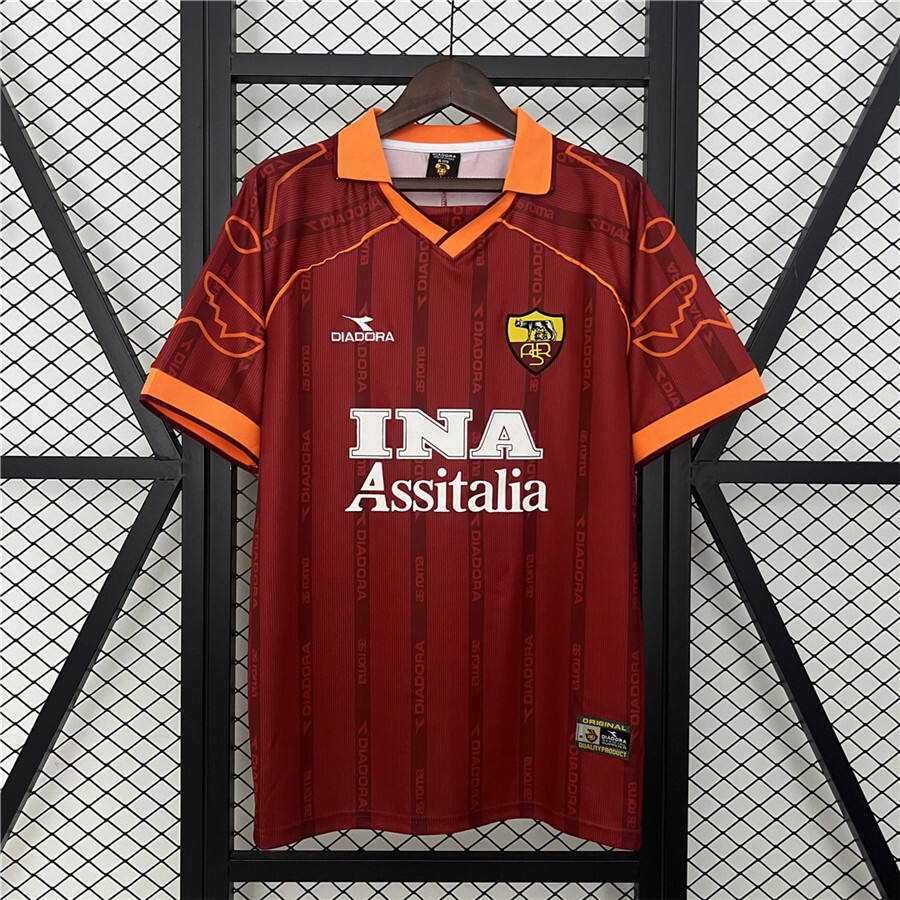 AS Roma Home Retro Shirt 199900 - Official Replica 10536